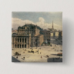 Wien-Staats-Opern-Haus, c.1869 Button