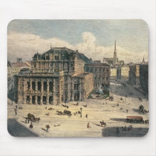 Wien-Staats-Opern-Haus, c.1869 Mousepad (Vorne)