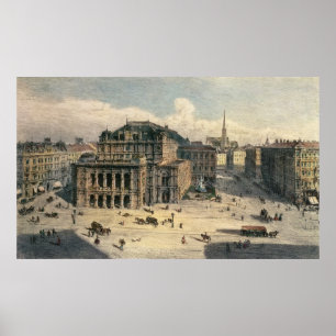Wien-Staats-Opern-Haus, c.1869 Poster