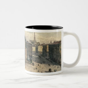 Wien-Staats-Opern-Haus, c.1869 Zweifarbige Tasse