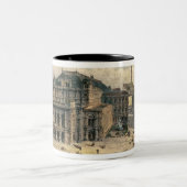 Wien-Staats-Opern-Haus, c.1869 Zweifarbige Tasse (Mittel)