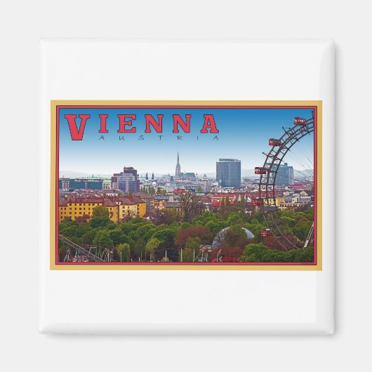 Wien - Stadtbild Magnet (Vorne)