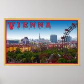 Wien - Stadtbild Poster (Vorne)