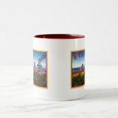 Wien - Stadtbild Zweifarbige Tasse (Mittel)