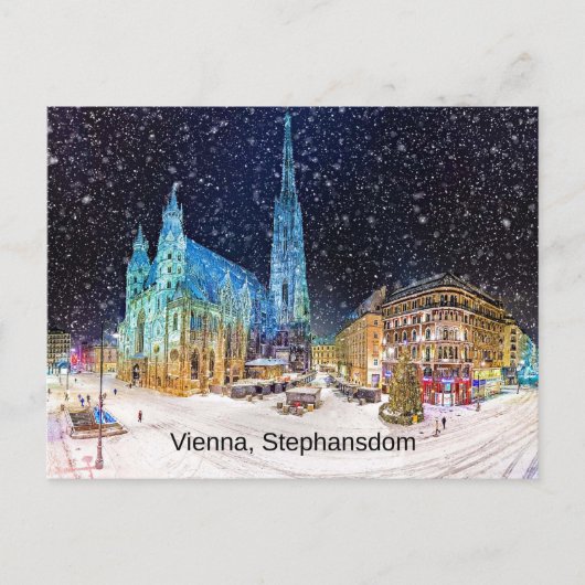 Wien, Stephansdom, Postkarte (Vorderseite)
