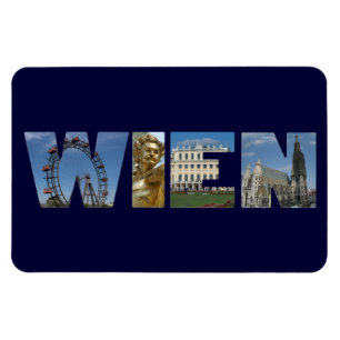 Wien-Tag mit berühmten Sehenswürdigkeiten Magnet