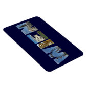 Wien-Tag mit berühmten Sehenswürdigkeiten Magnet (Rechte Seite)