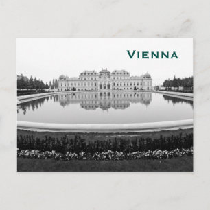 Wien Vintag Tourismus Reisen hinzufügen Postkarte