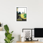 Wien Vintage Travel Poster (Heimbüro)