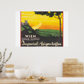 Wien_Vintage Travel Poster Artwork (Küche)
