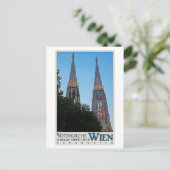 Wien - Votivkirche Postkarte (Stehend Vorderseite)