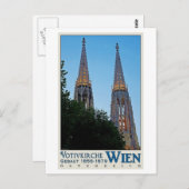 Wien - Votivkirche Postkarte (Vorne/Hinten)