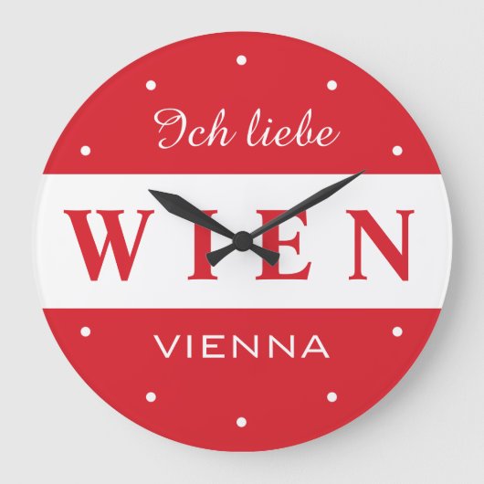 Wien - Wanduhr (Vorderseite)