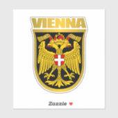 Wien/Wien Aufkleber (Blatt)