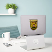 Wien/Wien Aufkleber (Laptop auf Schreibtisch)