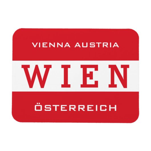 Wien - Wien-Magnet Magnet (Horizontal)