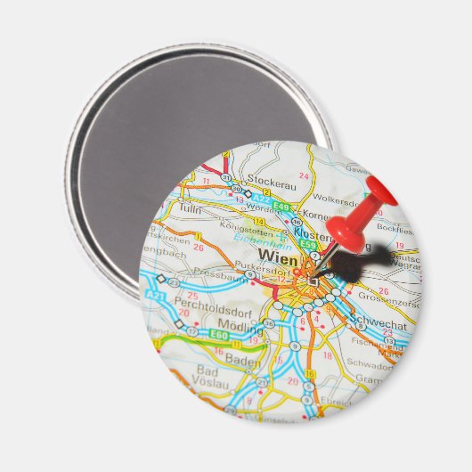 Wien, Wien, Österreich Magnet (Vorderseite/Rückseite)