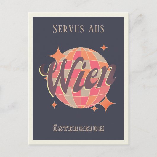 Wien Wien Österreich Retro Postcard Postkarte (Vorderseite)
