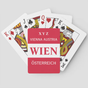Wien - Wien - Sonderausgabe für Monogramm Spielkar Spielkarten