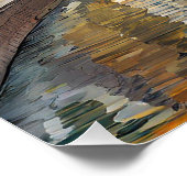 Wien, wo Kaffee eine Kunst, eine Leidenschaft ist Poster (Ecke)