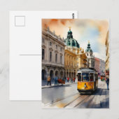 Wiener Aquarellkunst Postkarte (Vorne/Hinten)