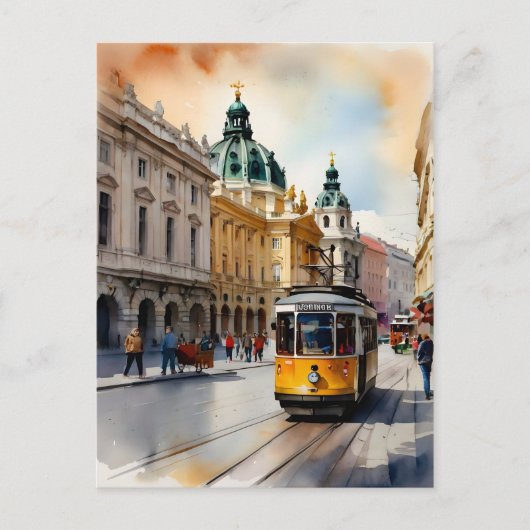 Wiener Aquarellkunst Postkarte (Vorderseite)