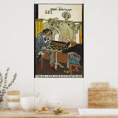 Wiener Café: Die Schachspieler (Dackel Café: Die Poster (Küche)