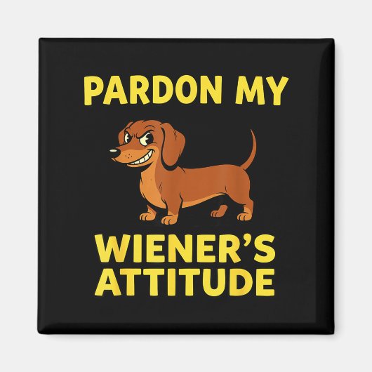 Wiener Dog Dachshund Magnet (Vorne)