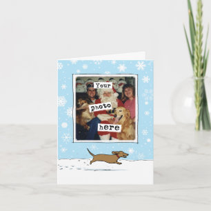 Wiener Dog Weihnachten Süßer Dachshund Dein Foto