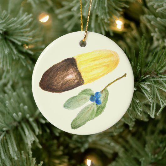 Wiener Fingers Chocolate Biscuit Weihnachten Keramik Ornament (Baum)