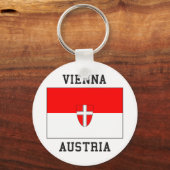Wiener Flagge Schlüsselanhänger (Vorderseite)