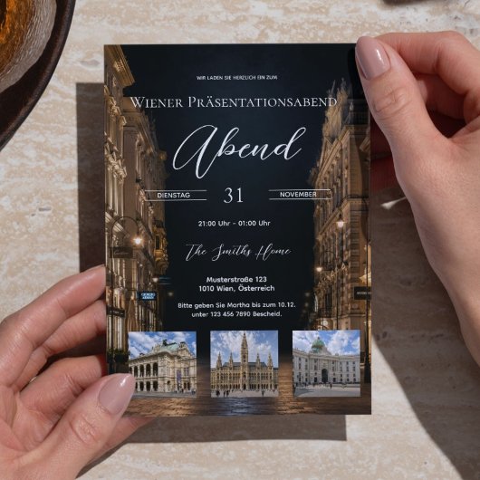 Wiener Gala & Präsentationsabend Einladung 