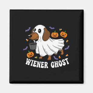 Wiener Geist lustiger Dachshund Halloween Hund Magnet