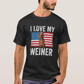 Wiener Grandma Funny Dachshund Grandma Doxie Dog L T-Shirt