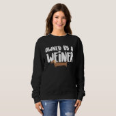 Wiener Hund  Dachshund Hund Sweatshirt (Vorne ganz)