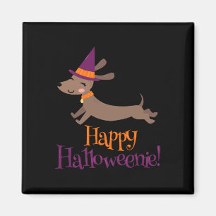 Wiener Hund Halloween Skelett Dachshund Liebhaber  Magnet