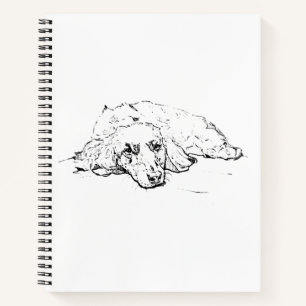 Wiener-Hund-Liebhaber-Geschenk, Dachshund-Besitzer Notizblock