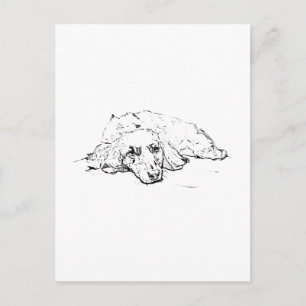 Wiener-Hund Liebhaber Geschenk, Dachshund Hundemam Postkarte