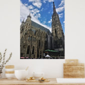 Wiener Kathedrale Poster (Küche)