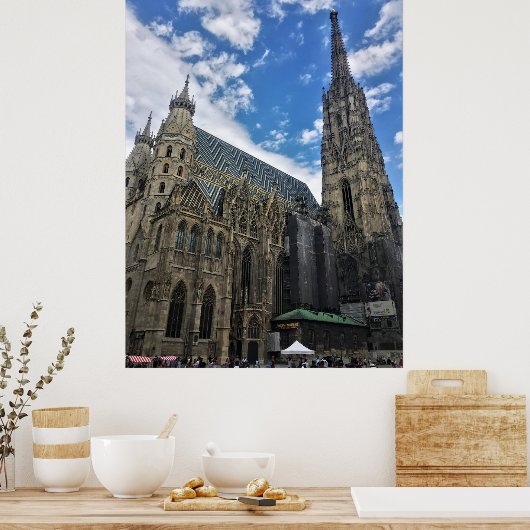 Wiener Kathedrale Poster (Küche)