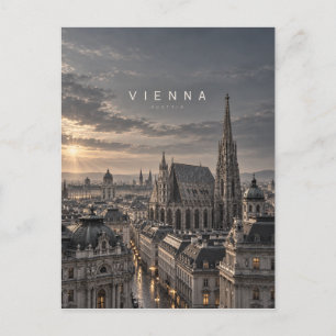 Wiener Kino-Monochrom-Stadt Kunst Postkarte