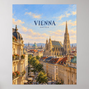 Wiener malerische Reise Kunst Poster
