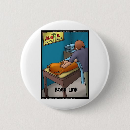 Wiener Massage aka Backlink Lustige Geschenke & Ka Button (Vorderseite)