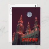 Wiener Nachtlicht Postkarte (Vorne/Hinten)