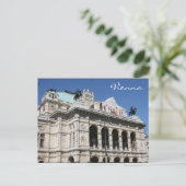 Wiener Oper Postkarte (Stehend Vorderseite)
