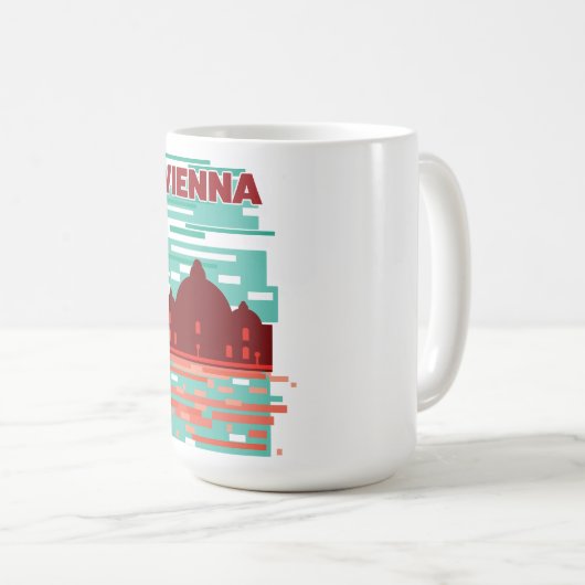 Wiener Reiseplakat Kaffeetasse (VorderseiteRechts)