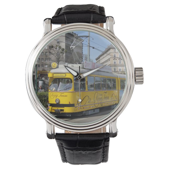 Wiener Ringbahn Armbanduhr (Vorderseite)