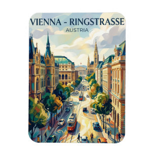 Wiener Ringstraße Österreich Magnet