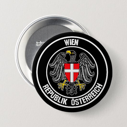 Wiener RundEmblem Button (Vorne & Hinten)