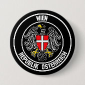 Wiener RundEmblem Button (Vorderseite)